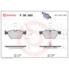 Image de 4 plaquettes de frein brembo p 06 060