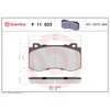 Image de 4 plaquettes de frein brembo p 11 023