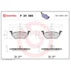 Image de 4 plaquettes de frein brembo p 24 085