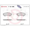 Image de 4 plaquettes de frein brembo p 24 086