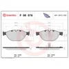 Image de 4 plaquettes de frein brembo p 06 076