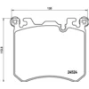 Image de 4 plaquettes de frein brembo p 06 077