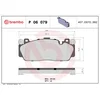 Image de 4 plaquettes de frein brembo p 06 079