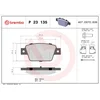 Image de 4 plaquettes de frein brembo p 23 135