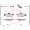 Image de 4 plaquettes de frein brembo p 24 148