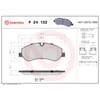 Image de 4 plaquettes de frein brembo p 24 152