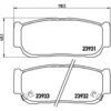 Image de 4 plaquettes de frein brembo p 30 057