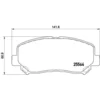 Image de 4 plaquettes de frein brembo p 49 045