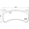 Image de 4 plaquettes de frein brembo p 50 092