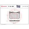 Image de 4 plaquettes de frein brembo p 50 095