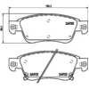 Image de 4 plaquettes de frein brembo p 56 080