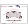 Image de 4 plaquettes de frein brembo p 65 021