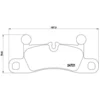 Image de 4 plaquettes de frein brembo p 65 027