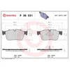 Image de 4 plaquettes de frein brembo p 36 031