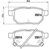 Image de 4 plaquettes de frein brembo p 83 133