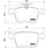 Image de 4 plaquettes de frein brembo p 85 125