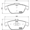 Image de 4 plaquettes de frein brembo p 50 104