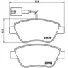 Image de 4 plaquettes de frein brembo p 23 140