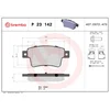 Image de 4 plaquettes de frein brembo p 23 142
