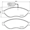 Image de 4 plaquettes de frein brembo p 23 143