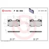 Image de 4 plaquettes de frein brembo p 56 095