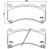 Image de 4 plaquettes de frein brembo p 83 146