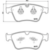 Image de 4 plaquettes de frein brembo p 50 105