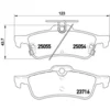 Image de 4 plaquettes de frein brembo p 28 070