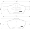 Image de 4 plaquettes de frein brembo p 24 159