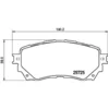 Image de 4 plaquettes de frein brembo p 49 048
