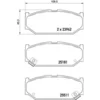 Image de 4 plaquettes de frein brembo p 79 031