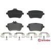 Image de BREMBO Plaquettes de frein X4 pour MERCEDES-BENZ: Classe S (Ref: P 50 117)