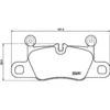 Image de 4 plaquettes de frein brembo p 65 031