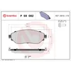 Image de 4 plaquettes de frein brembo p 59 082