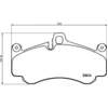 Image de 4 plaquettes de frein brembo p 65 032