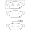 Image de 4 plaquettes de frein brembo p 85 141