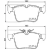 Image de 4 plaquettes de frein brembo p 50 122