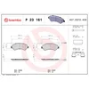 Image de 4 plaquettes de frein brembo p 23 161