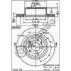Image de 2 disques de frein brembo 09.3950.10