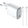 Image de Celly UPTC1USBC65WCTC, chargeur USB-C avec câble USB-C de 2 m inclus, chargeur portable de 65 W avec technologie GaN, compatible avec différents modèles des plus grands fabricants