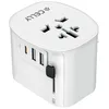 Image de Celly Multiplex30 WWH, chargeur de voyage multiprise, charge rapide jusqu'à 30 W, adaptateur universel, prise multiple peu encombrant, avec USB-A USB-C