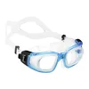 Image de CRESSI Galileo Goggles T/Glass Aquamarine - Lunettes de Natation Adultes avec Verre Trempé Anti Brouillard 100% Anti UV, Transparent/Aquamarine, Taille unique