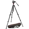 Image de Manfrotto MVH500AH Testa Video con Base Piatta, Livellamento in Carbonio, Nero