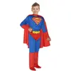 Image de Ciao - Superman Déguisement Bébé Original DC Comics avec Muscles Rembourrés, bleu/rouge, 3-4 ans