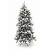 Image de Galileo Casa Noël Sapin de Noël, PVC, blanc/argent, 120 x 120 x 210 cm
