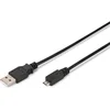Image de Ewent EW-UAB-010-MC câble USB 1 m 2.0 Micro-USB A USB A Noir - Câbles USB (1 m, Micro-USB A, USB A, 2.0, Male Connector/Male Connector, Noir)