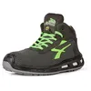 Image de U-Power - Baskets de sécurité hautes anti abrasion et hydrofuges HARD - Environnements humides - S3 SRC 43 Noir / Vert