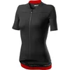 Image de CASTELLI Sweat-shirt pour femme, Noir clair/rouge, M