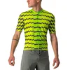 Image de CASTELLI Unltd Sterato Jersey T-Shirt Homme, Electric Lime/Dark Gray, XL