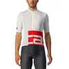 Image de CASTELLI Sweat-shirt Downtown Jersey pour homme, blanc/rouge, XXL